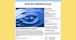 Desktop Screenshot of northshoremeditationgroup.com